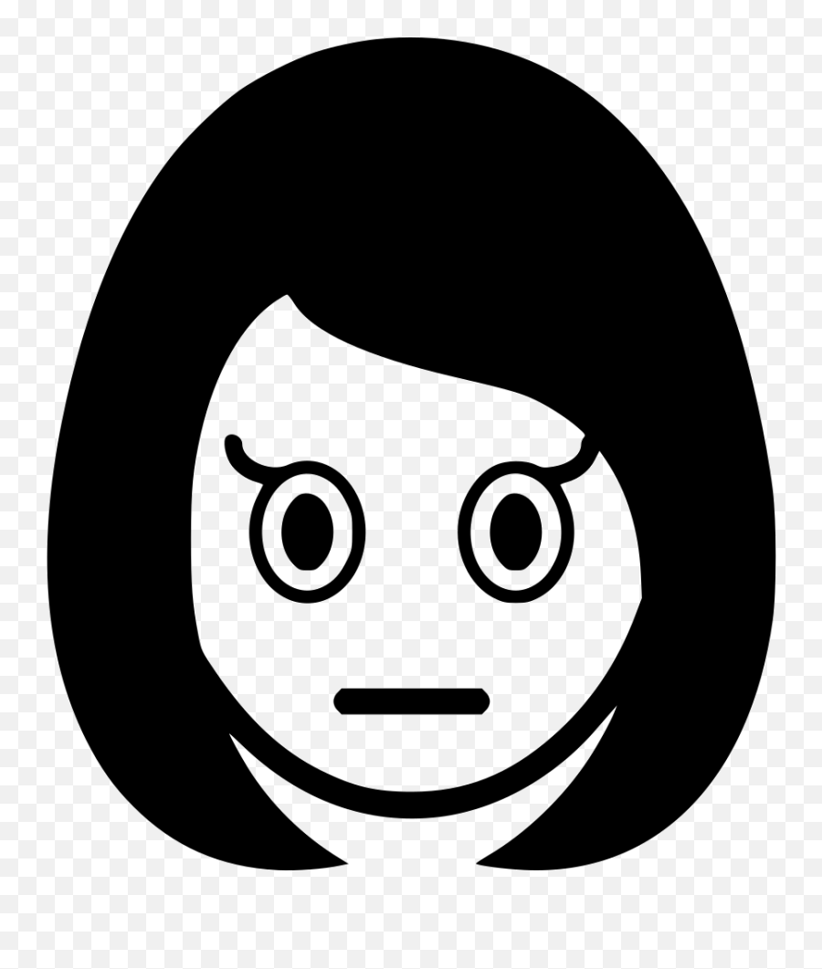 Mmm Surprise Girl Woman Svg Png Icon Free Download 505134 - Sad Girl Icon Png Emoji,Surprise Emoticon