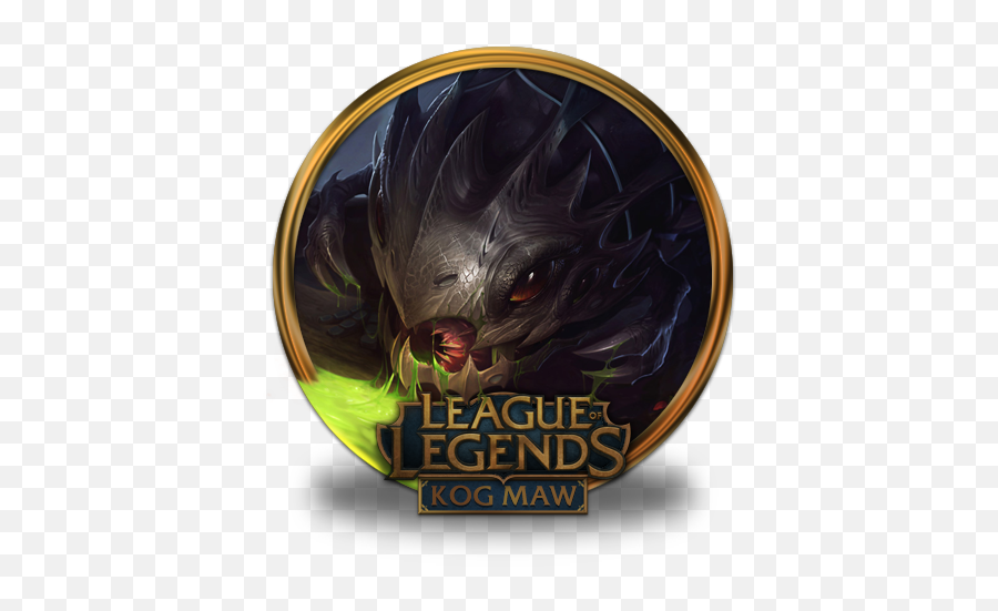 Kog Maw Icon League Of Legends Gold Border Iconset Fazie69 - Kogmaw Build Emoji,Porcupine Emoji