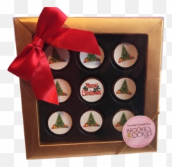 Merry Christmas Mini Chocolate Covered Oreos - Gift Wrapping Emoji,Christmas Present Emoji