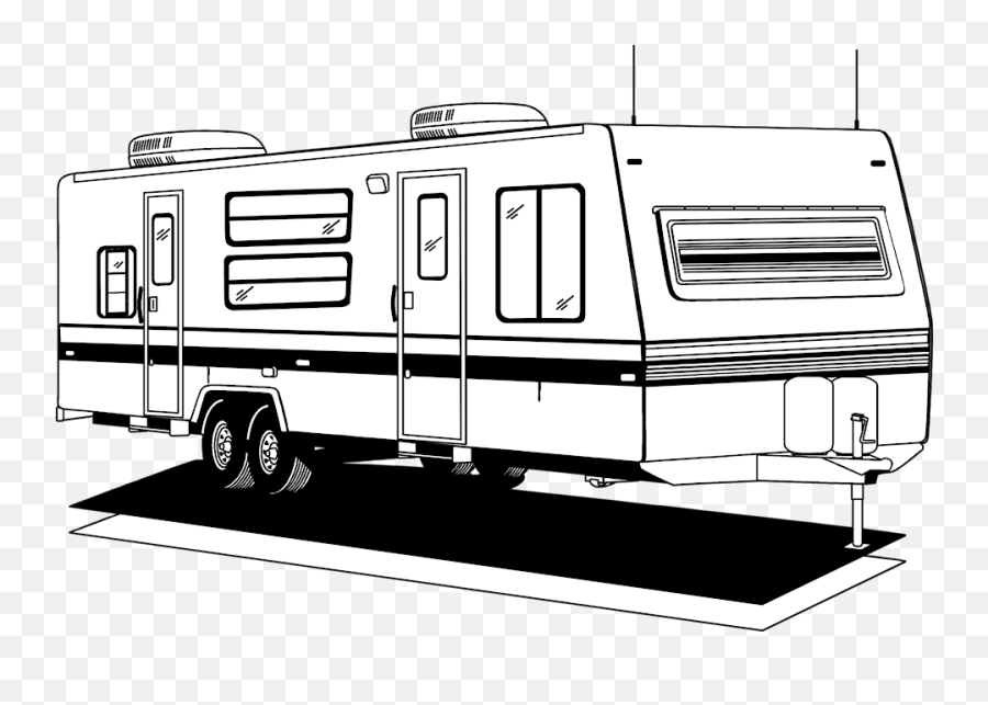 Free Travel Trailer Cliparts Download Free Clip Art Free - Rv Trailer Clip Art Emoji,Camper Emoji