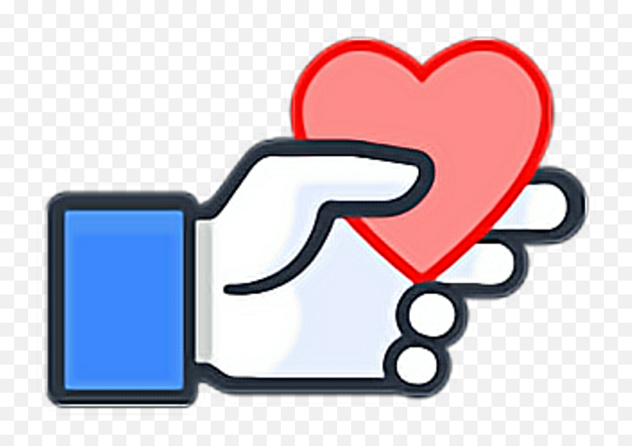 Like Heart Hand Ftestickers Stickers - Facebook Sticker Emoji,Heart Hands Emoji