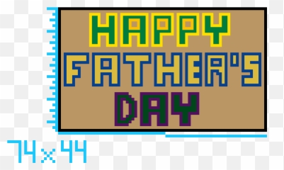Pixel Art Gallery - Happy Fathers Day Pixel Art Emoji,Happy Fathers Day Emoji