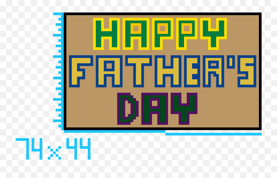Pixel Art Gallery - Happy Fathers Day Pixel Art Emoji,Happy Fathers Day Emoji