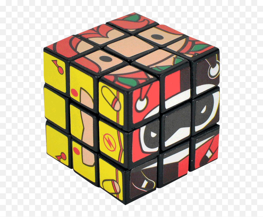 Dc Comics Chibi Puzzles In 2in Capsule 250 Pcs Au0026a - Solid Emoji,Rubik's Cube Emoji