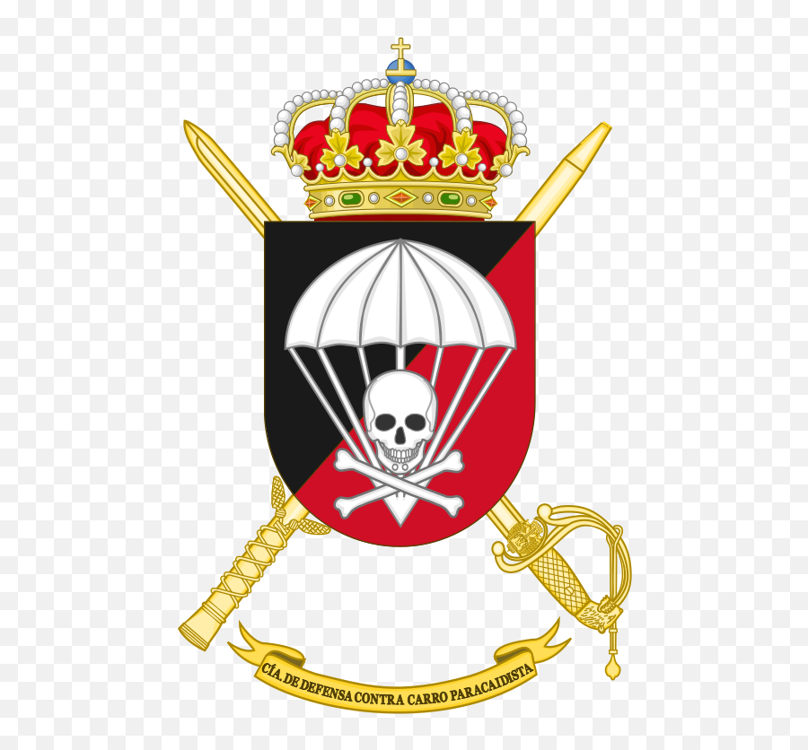 Spanish Army Paratrooper Brigade - Coat Of Arms Music Emoji,Army Tank Emoji