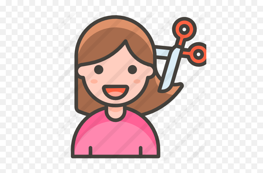 Haircut - Office Worker Png Emoji,Hair Flip Emoji