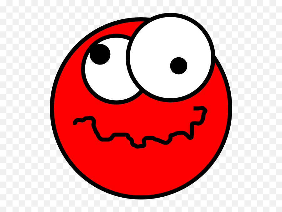 Clip Art - Red Smiley Face Emoji,Red Mask Emoji