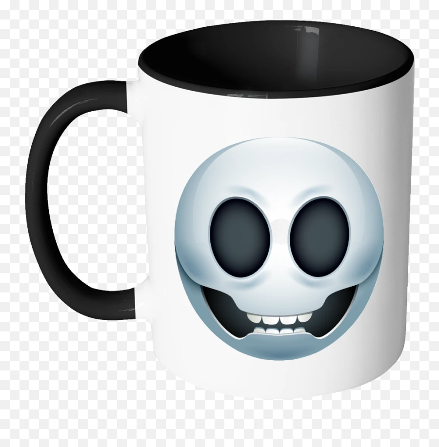 Emoji Skull Accent Mug - Coffee Mug Funny Sayings,Emoji Bedding