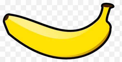 Black And White Banana Clipart - Clipart Banana Emoji,Banana Emoticon