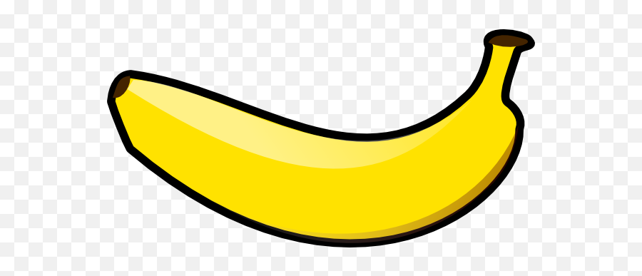 Black And White Banana Clipart - Clipart Banana Emoji,Banana Emoticon