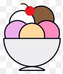 Sherbet Scoops Graphic - Clip Art Emoji