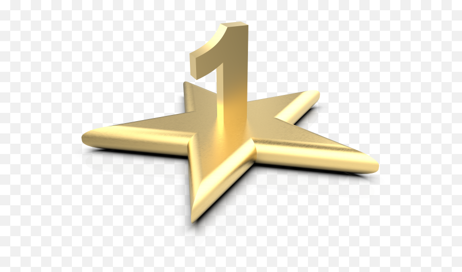 Isolated Gold Star One Free Stock Photo - Cross Emoji,Gold Star Emoticon