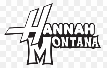 Hannah Montana Logo Black - Nombre Emoji