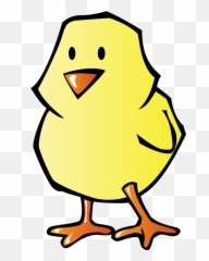 Free Vector Graphic - Baby Chick Black And White Clipart Emoji