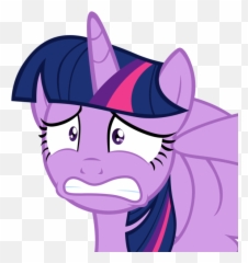 Download Twilight - Princess Sparkle Scared PNG Emoji
