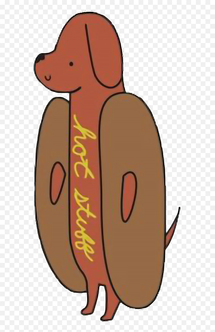 Hotstuff Weinerdog Weiner Dog Hotdog Meat Freetoedit Emoji,Weiner Emoji
