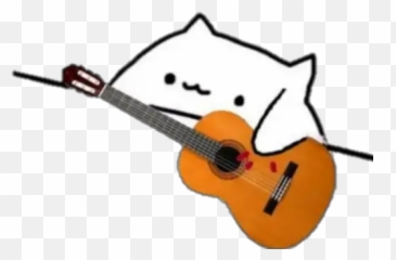 Bongo Cat Stickers For Whatsapp - Bongo Cat Emoji,Acoustic Guitar Emoji