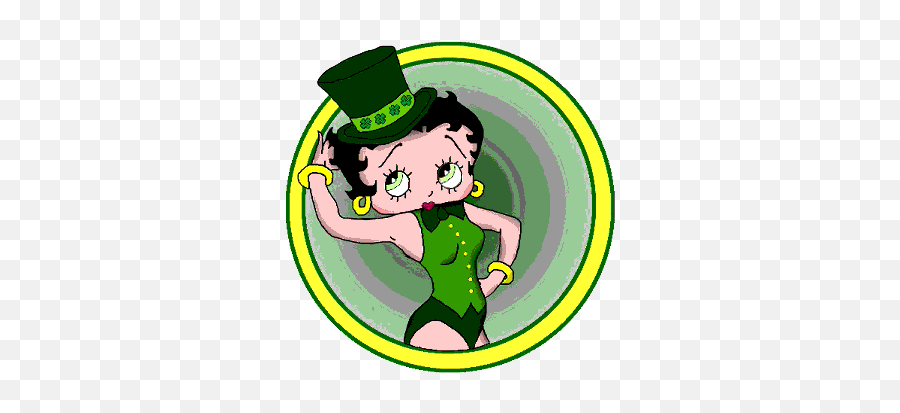 Betty Boop Dream Gifs - Betty Boop Emoji,Leprechaun Emoticons