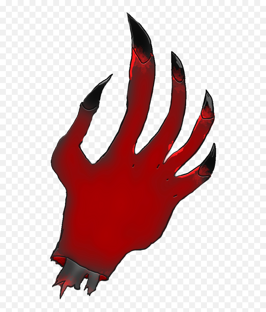Demon Hand Png Clip Freeuse - Devil Hands Png Emoji,Emoji Bike And Arm