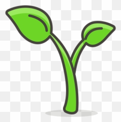 Plant Emoji Icon Of Colored Outline - Plant Emoji Png,Watering Can Emoji