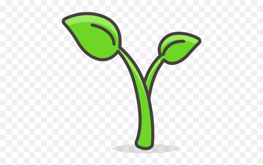 Plant Emoji Icon Of Colored Outline - Plant Emoji Png,Watering Can Emoji