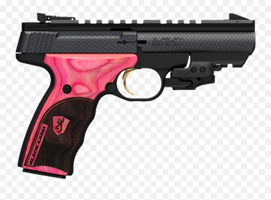 Browning Gun Pistol Revolver Girly Weapon Pink - Buckmark Black Label Pink Emoji,Revolver Emoji