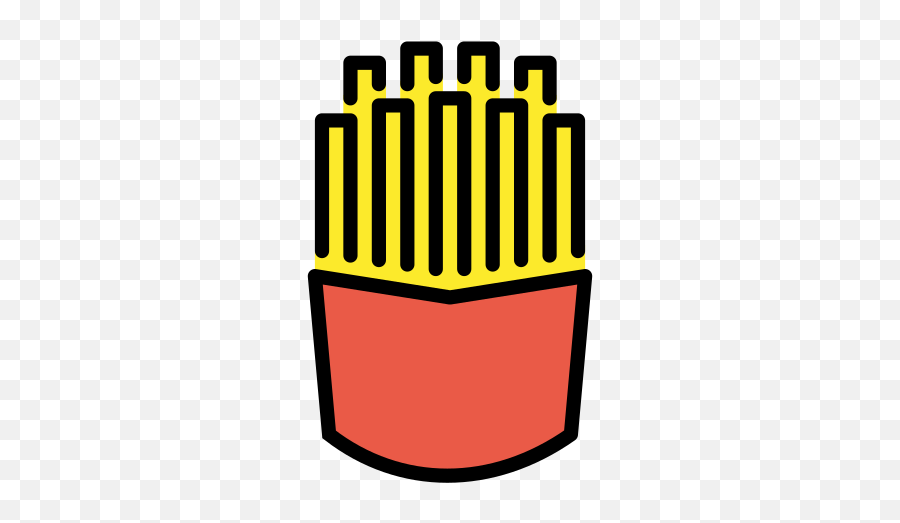 French Fries Emoji - Cylinder,French Fry Emoji