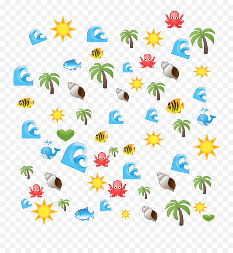 Emoji Sea Sticker - Vertical,Sea Emoji