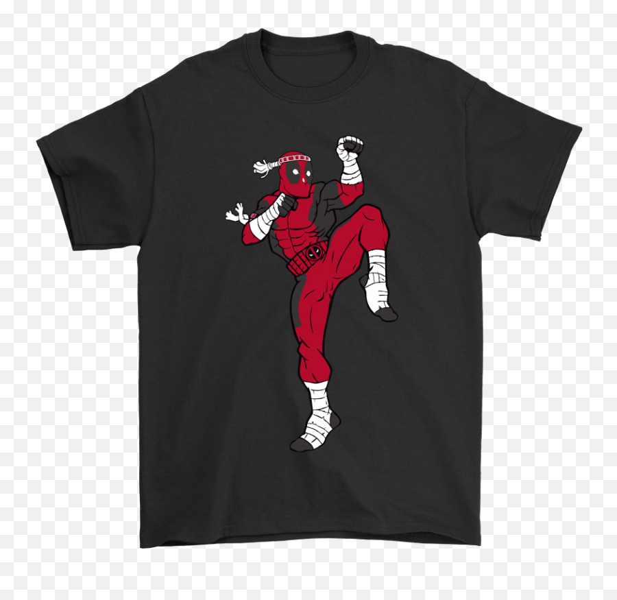 Practice Martial Art Muay Thai Deadpool Shirts Practice - Namaste Shirt Funny Emoji,Martial Arts Emoji