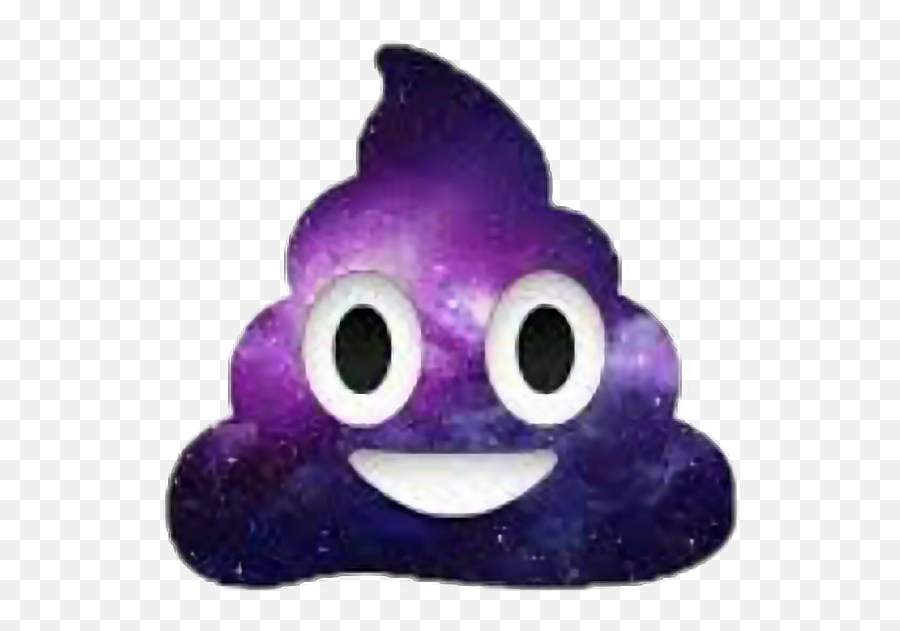 Popo Poposita Tumblr Emoji Sticker - Galaxy Poop Emoji,Emoji Popo