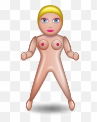 The Blow Up Doll Emoji - Emoticones De Despedida De Soltera,Doll Emoji