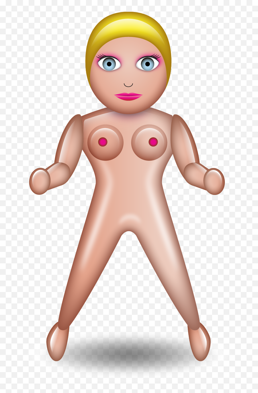 The Blow Up Doll Emoji - Emoticones De Despedida De Soltera,Doll Emoji