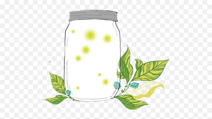 Fireflies Lighteningbugs Masonjar Jar - Illustration Emoji,Jar Emoji