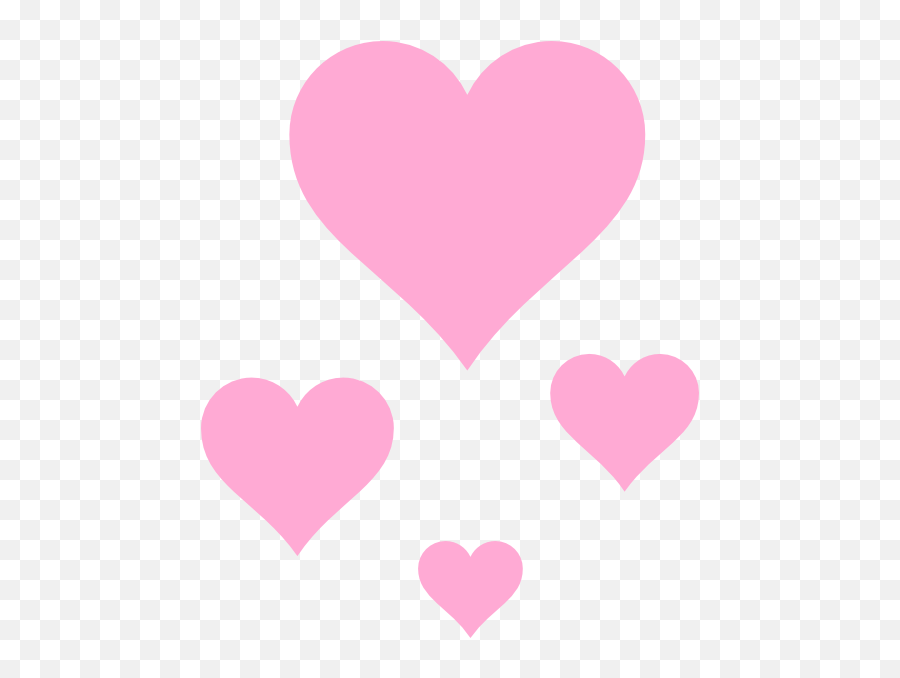 Pink Hearts Pictures - Pink Hearts Clip Art Emoji,Floating Hearts Emoji