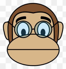 Smart Emoji Clipart - Clipart Sad Monkey,Worm Emoji