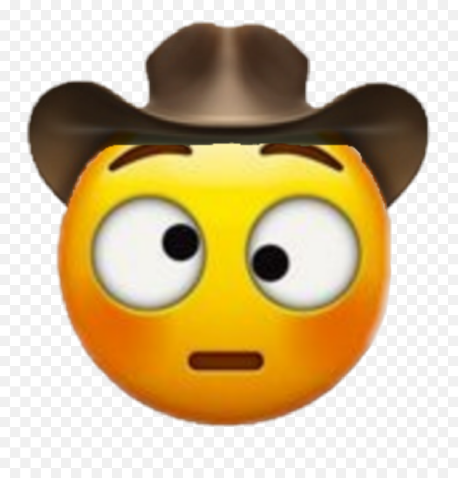 And Trending Verwirrt Stickers - Cowboy Meme Emoji Transparent,Contemplative Emoji
