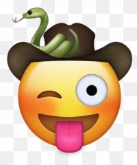 Pin - Sad Cowboy Emoji,Snake Emoji