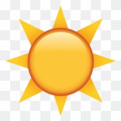 Sun Clipart Tumblr - Transparent Background Cartoon Emoji