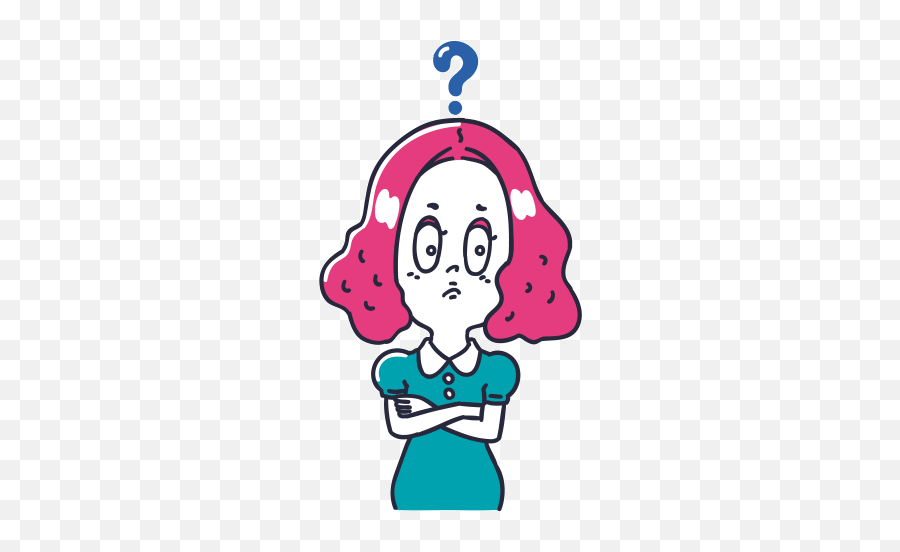 Top Confused Boner Stickers For Android Ios - Girl Thinking Animated Gif Emoji,Boner Emoji
