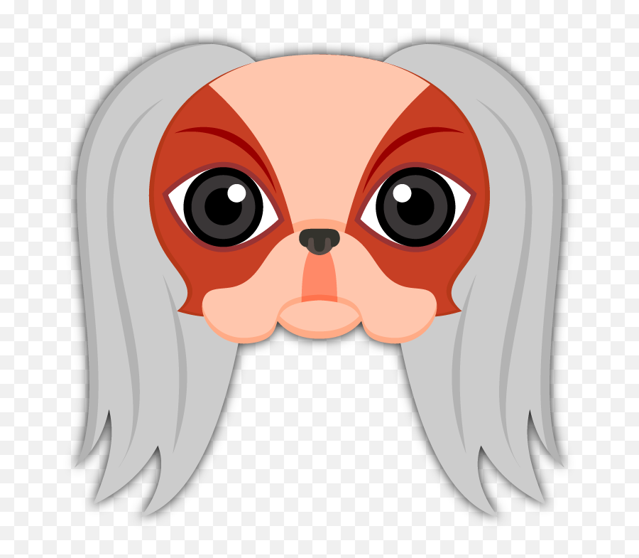 Japanese Chin Emoji Stickers Are You A - Cartoon,Pup Emoji