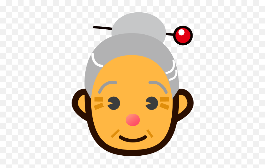 Older Woman Emoji For Facebook Email Sms - Emoji,Grandma Emoji