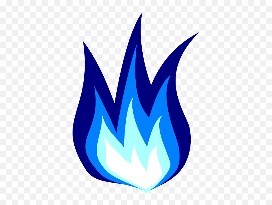 Blue Fire - Fire Free Clip Art Emoji,Fire Emoji Png
