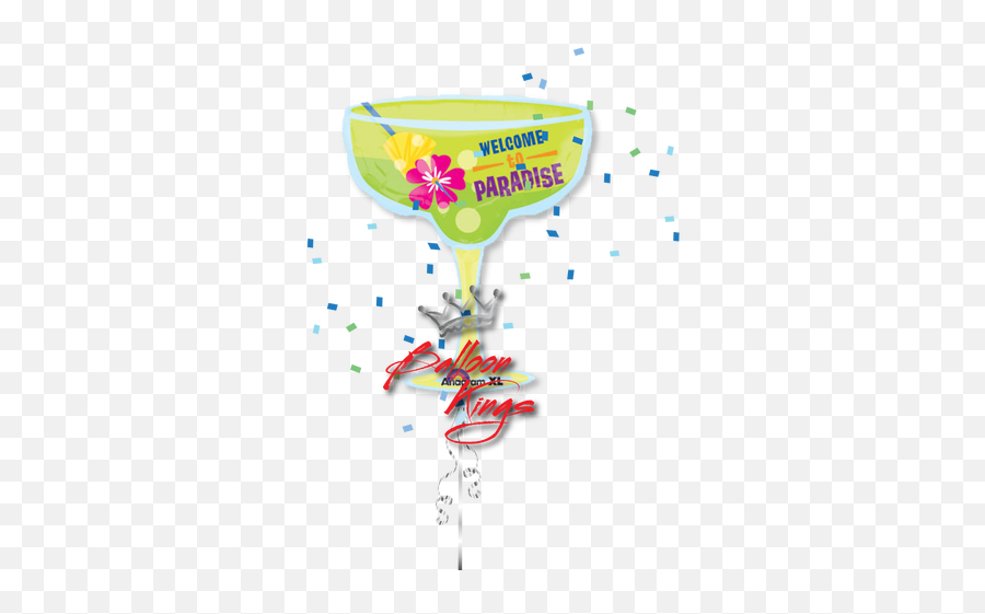 Margarita Paradise Glass - Wine Glass Emoji,Martini Party Emoji
