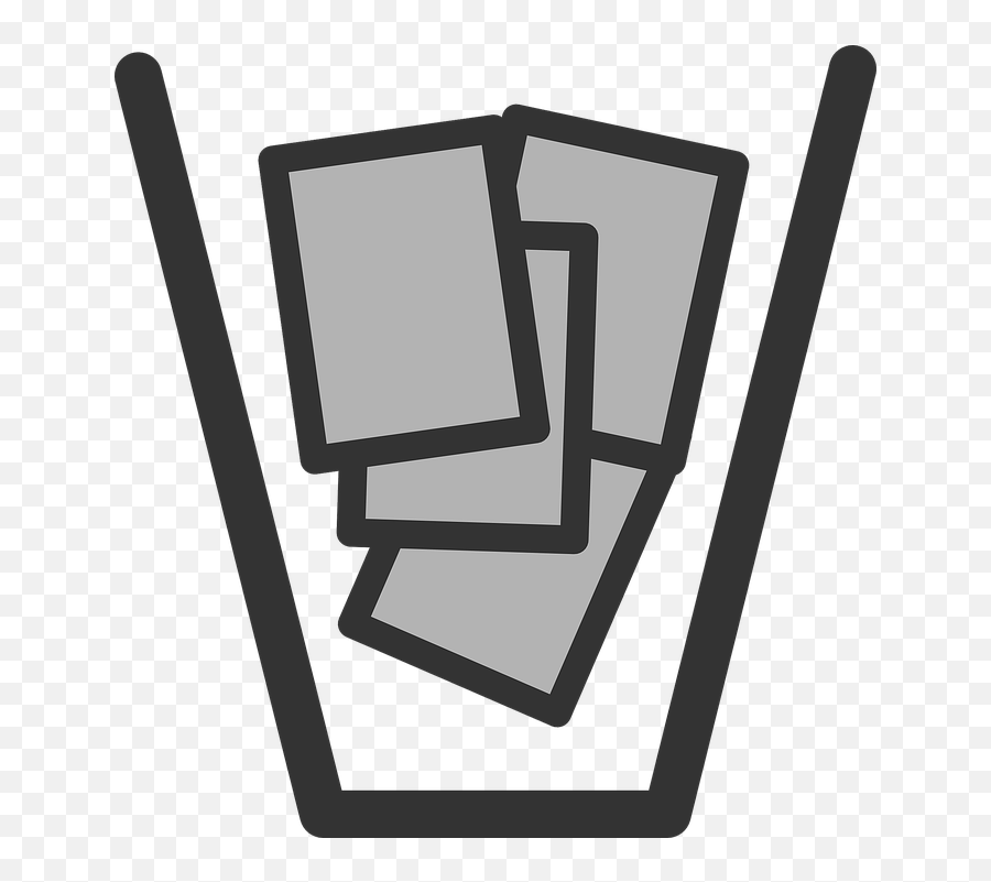 Trash Can Rubbish - Dustbin Graphic Emoji,Trash Bin Emoji
