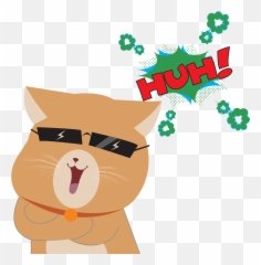 Sticker Lover Cat - Cartoon Emoji