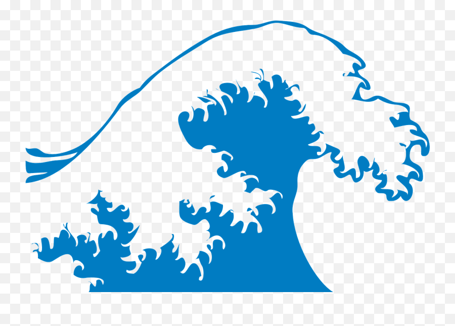 Waves Clipart Tidal Wave Waves Tidal - Wave Clipart Emoji,Tidal Wave Emoji