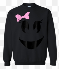Cute Girl Ghost With Bow Ghoul Face - Sweater Emoji,Ghoul Emoji