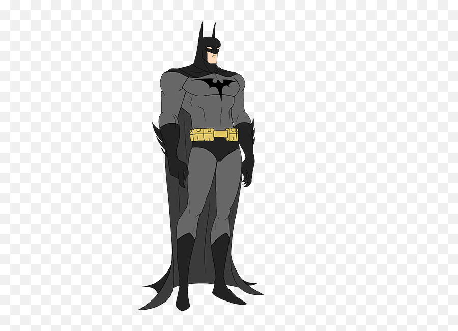 How To Draw Batman - Easy Batman Drawing Color Emoji,Batman Emoji Art