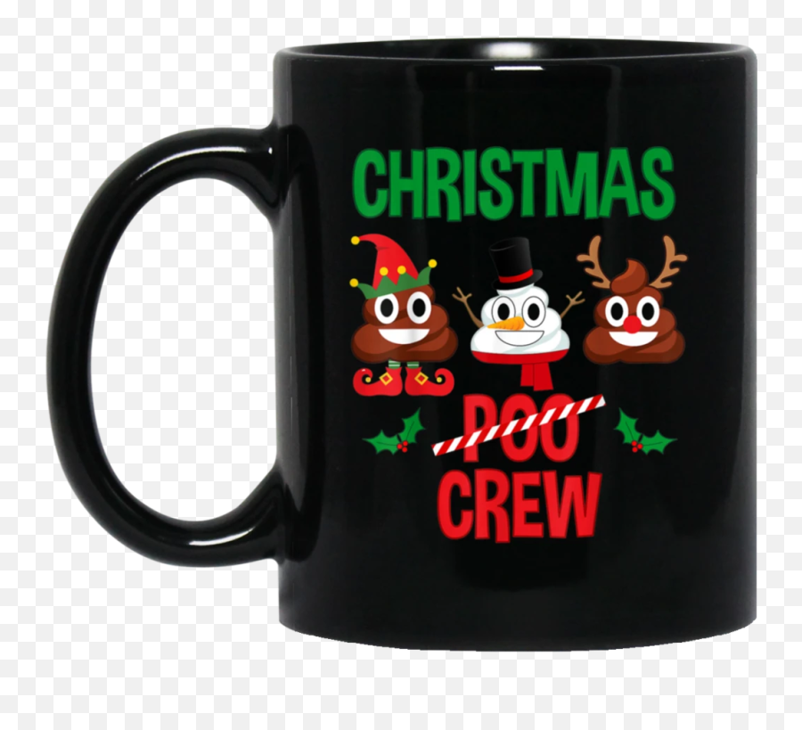 Christmas Poo Crew - Let Me Check My Giveashitometer Nope Nothing Emoji,Black Santa Emoji