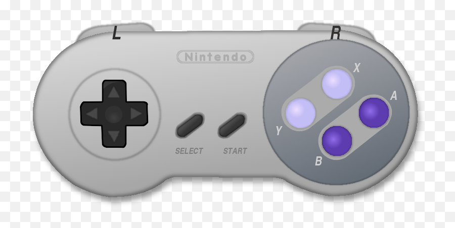 Controlsnestrans - Super Nintendo Entertainment System Controller Emoji,Game Control Emoji